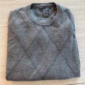 Geoffrey Beene Gray Crewneck Sweater